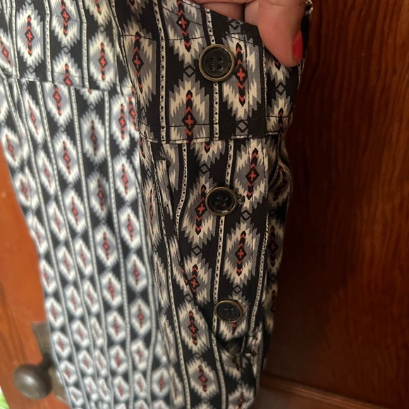 Forever 21 Cloth Overalls Patterned Women’s Small - Picture 5 of 7